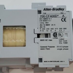 Allen-Bradley 700-CF400D* Contactor Relay w/ 100-FPT AUX Timing Relay - Image 6
