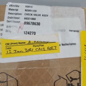 *NEW* Perkin Elmer N2991120 Check Valve Housing Inlet Assy 0770.322 + Warranty! - Image 8