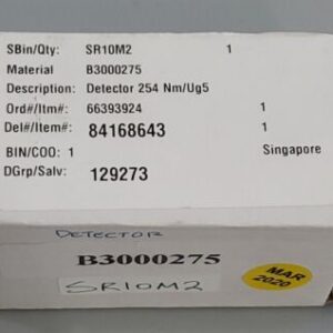 *PREOWNED* Perkin Elmer B3000275 Detector 254 Nm/Ug5 + Warranty! - Image 8