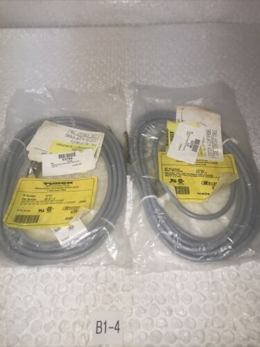 *New In Bag (Lot Of 2 )TURCK RK 4T-4 U2157 3 Wire Straight Connector Cable # Main Image