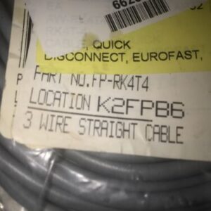 *New In Bag (Lot Of 2 )TURCK RK 4T-4 U2157 3 Wire Straight Connector Cable # - Image 6