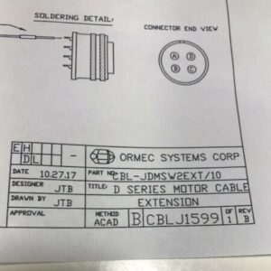 New Encoder Extension Cable P/N CBL-JDMSW2EXT/10 *Fast Shipping* - Image 4