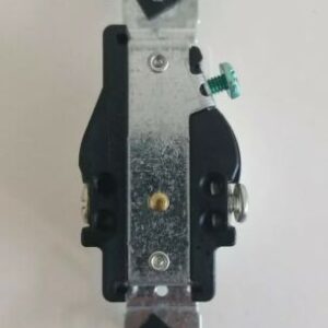 *NEW* 3 Leviton Lt Almond TAMPER RESISTANT Single Outlet Receptacle 15A T5015-TS - Image 4