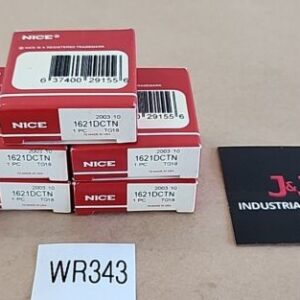 *NEW* [5] NICE 1621DCTN Double Sealed Single Row Radial Bearings + Warranty! - Image 1