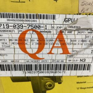 Chesterton 123 Seal Cartridge Mounted Self-aligning Single Seal P/N 123-16-57260 - Image 3