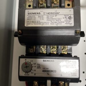 Siemens 17DSB92BA Non Fusible Combination Starter 200-575V 110/120 coil - Image 5