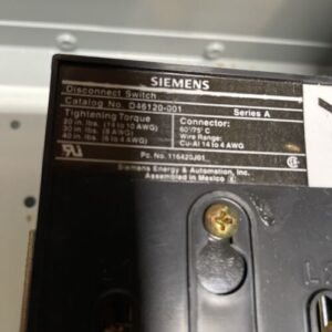 Siemens 17DSB92BA Non Fusible Combination Starter 200-575V 110/120 coil - Image 9