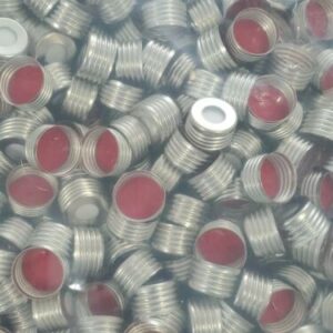 *NEW* LOT OF 1000 Perkin Elmer N9304178 0.050" Thick (1.3mm) 18mm Magnetic Cap - Image 3
