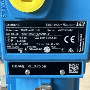 NEW TESTED SPARE- Endress Hauser PMC71-RAC1FEAAANA Z1 MWP 79.5 PSI -6…6 PSI - Image 8