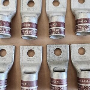 *NEW* [11] Burndy YA34-L6 Connector 500 Kcmil CU Brown Die 20/299 + Warranty! - Image 3