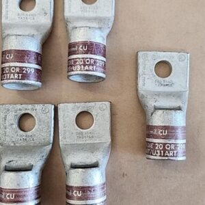 *NEW* [11] Burndy YA34-L6 Connector 500 Kcmil CU Brown Die 20/299 + Warranty! - Image 4