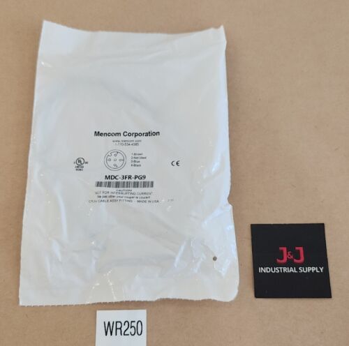 *BRAND NEW FACTORY SEALED* Mencom Corporation MDC-3FR-PG9 Cordset + Warranty! Main Image