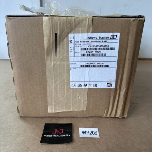 NEW IN BOX- Endress+Hauser RIA46 Field Meter and Controller RIA46-F1A2B 🇺🇸SHIP Main Image