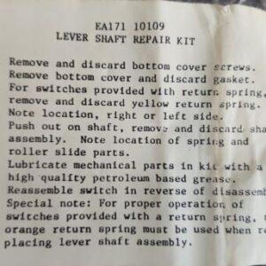 🆕️ *LOT OF 3* Namco EA171-10109 Lever Shaft Repair Kit ⚡️🇺🇸 SHIP+WARRANTY - Image 2