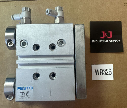 PREOWNED- Festo DFM-25-25-P-A-GF Linear Pneumatic Guide Cylinder || WARRANTY!! Main Image