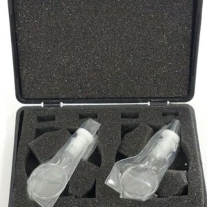 *NEW* LOT OF 2 Perkin Elmer L1181301 2mm Cylindrical Infrasil Cell w/ Stopper - Image 3