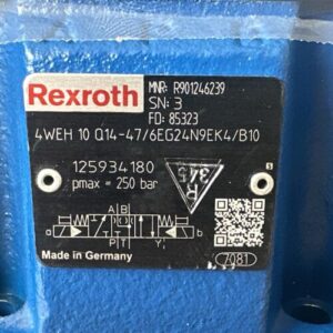 NEW- Rexroth 4WE6J62/EG24N9K4/B10 4WEH10Q14-47/6EG24N9EK4/B10 Hyd. Directional V - Image 8