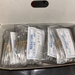 CSI CR-25-B Carbon Film 1/4 Watt Resistors 5 Boxes W/ 1000 Pcs. In Each - Image 4