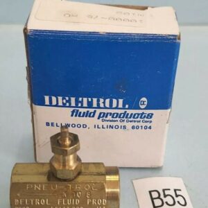 *NEW* Deltrol l 1/2" Brass Globe Needle Valve N150-B/N150B *WARRANTY* - Image 1