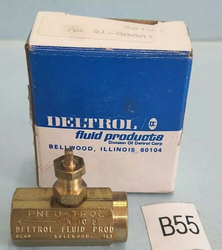 *NEW* Deltrol l 1/2" Brass Globe Needle Valve N150-B/N150B *WARRANTY* Main Image