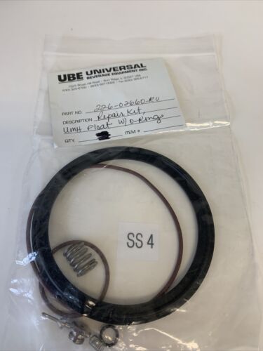NEW UBE Universal Beverage Equipment 226-02660-RV Repair Kit UMH Float W/ O-Ring Main Image