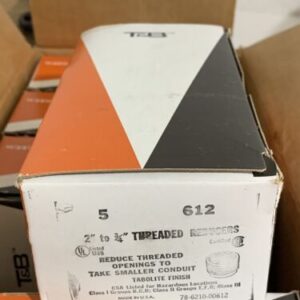 Thomas & Betts 2" Male to 3/4" Female Threaded Reducer No. 612 (25 Qty.) - Image 5