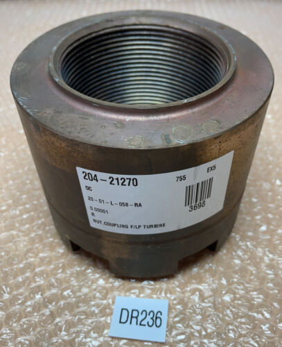 NEW OLD STOCK- 20-01-L-058-RA Coupling F/LP Turbine Nut Slotted || Fast Shipped! Main Image