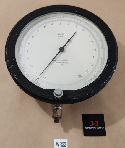 *PREOWNED* Heise CC-85323 Precision Test Gauge 8.5" Face 0-20Psi + Warranty! Main Image