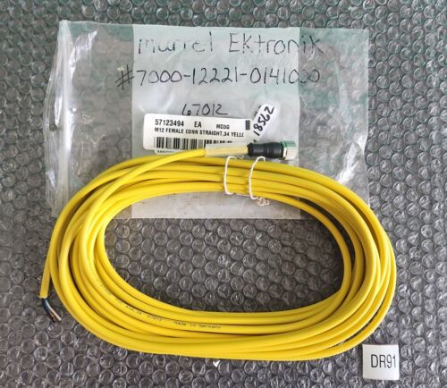 ποΈ MURR ELEKTRONIK 7000-12221-0141000 67012 M12 FEMALE CONNECTOR ||πΊπΈ SHIP Main Image