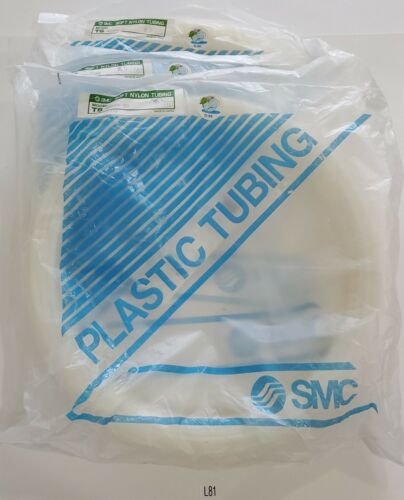 *NEW* LOT OF 3 SMC TS0604W-20 Soft Nylon Tubing 20 Meter Rolls + Warranty! Main Image