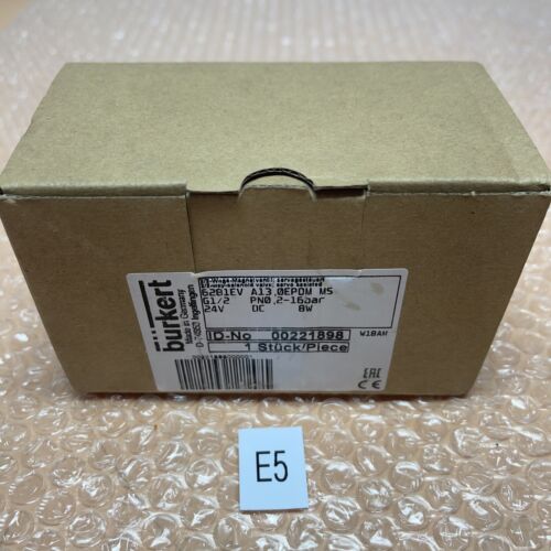 FACTORY NEW- Burkert 6281EV A13 0EPDM MS Solenoid Valve 2/2-Way 2-16BAR FASTSHIP Main Image