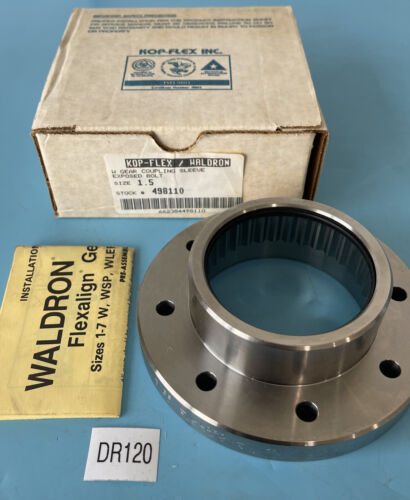 BRAND NEW-KopFlex 1.5EB Gear Coupling Sleeve W/ Exposed Bolt Size-1.5 + Warranty Main Image