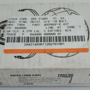 *NEW* Actek AK46650 3/4-10 Swivel Hoist Ring 2500 LBs Capacity + Warranty! - Image 10