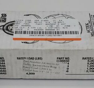 *NEW* Actek AK46650 3/4-10 Swivel Hoist Ring 2500 LBs Capacity + Warranty! - Image 12