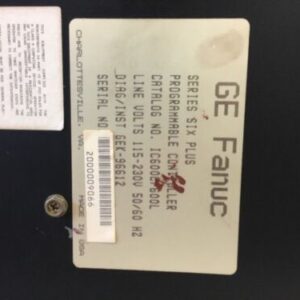 GE Fanuc Series 6 Plus Programmable Controller IC600CP600L *Fast Shipping* - Image 2