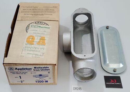 *NEW* Appleton T200-M 2" Mall Iron Form 35 Unilet Conduit Outlet Body & Cover Main Image