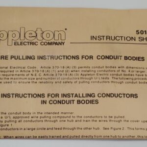 *NEW* Appleton T200-M 2" Mall Iron Form 35 Unilet Conduit Outlet Body & Cover - Image 8