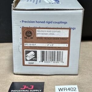 NEW IN BOX- Ruland Mfg. Rigid Coupling W/ Keyway 2”x2” SPC-32-32-F 2-Piece Black - Image 1