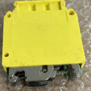 (7) PHOENIX CONTACT USLKG 35 GROUND MODULAR TERMINAL BLOCK / GREEN YELLOW - Image 4