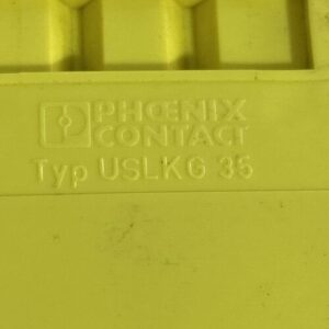 (7) PHOENIX CONTACT USLKG 35 GROUND MODULAR TERMINAL BLOCK / GREEN YELLOW - Image 5