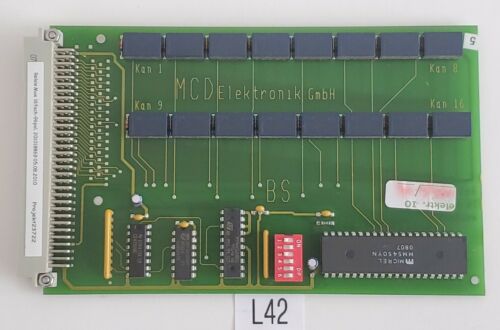 *PREOWNED* MCD Elektronik 210495 Relay Card 16 Channel Changer Relais-MUX Main Image