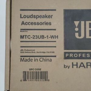 *NEW IN BOX* JBL MTC-23UB-1-WH Loudspeaker Accessories Bracket + Warranty! - Image 6