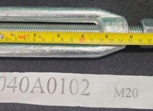 *NEW* Surface Mount Galvanized M20 Turnbuckle 040A0102 ⚡️🇺🇸 SHIP+WARRANTY - Image 3