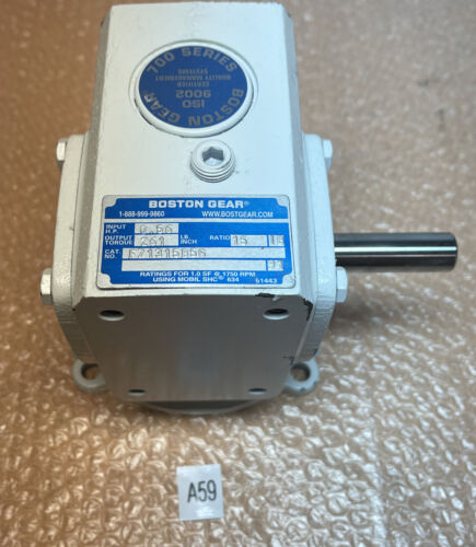 NEW- Boston Gear 700 Series Right Angle Reducer 15:1 .56HP Input F71315B56 261lb Main Image