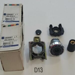 *NEW* LOT OF 2 Telemecanique ZB4 BD912 Potentiometer Operator Knobs + Warranty! - Image 1