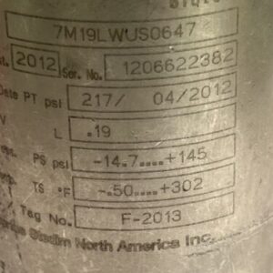 SARTORIUS STEDIM STAINLESS STEEL FILTER HOUSING 7M19LWUSC06-47 FAST SHIPPING! - Image 5