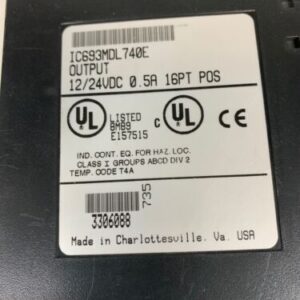 GE FANUC IC693MDL740E Output Module 12/24Vdc .5A 16-Pt Pos Warranty Fast Ship! - Image 2