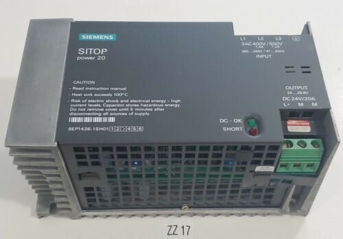 *PREOWNED* Siemens 6EP1436-1SH013 SITOP Power 20 Power Supply + Warranty! Main Image