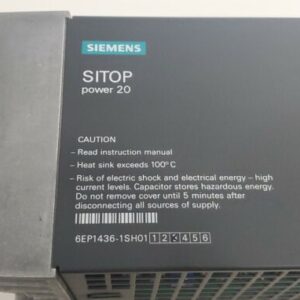 *PREOWNED* Siemens 6EP1436-1SH013 SITOP Power 20 Power Supply + Warranty! - Image 2