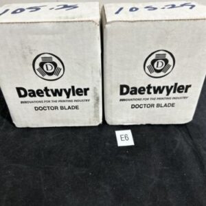 (2) NEW GENUINE DAETWYLER FACTORY BOX DOCTOR BLADE 105.25 FAST SHIPPING! - Image 1